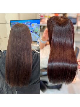 ワンヘアーアシスト(ONE HAIR assist) 【ONE HAIR】プルスイルミナカラー☆チェリーブラウン