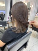 ミディアムレイヤー インナーカラー