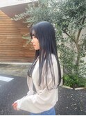 黒髪みたいなアイスグレージュ
