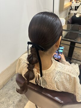 ノーム バイ アウラ(norm. by aura) お呼ばれヘア