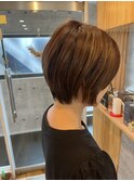 大人ショートボブ 40 50代 伊丹