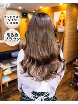 ヘアーメイク ダンス(hair make DANCE)&nbsp;プルエクステダイヤ100本 明るめブラウン！