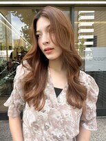 アース 長久手店(HAIR & MAKE EARTH) 韓国風ウェーブ × beige
