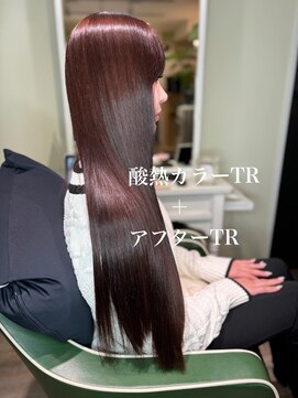 エムスリーディー アルル 赤坂店(M3D alulu) 髪質改善/オークブラウン！