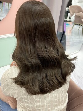 ガーランド(Girland) 【girland】オリーブアッシュ/韓国風/レイヤーカット