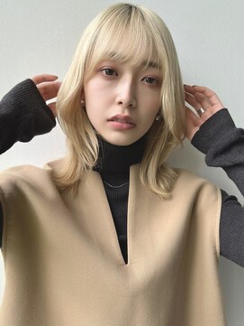 ゲーム バイ アランスミシー 横浜(GAME by Alan Smithee) ミルクティーベージュ/ダブルカラー/ケアブリーチ/髪質改善/横浜