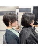 小顔ショート　30代40代50代　大阪ショート