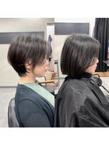 エス 天満扇町(esu)&nbsp;小顔ショート　30代40代50代　大阪ショート