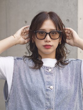 アーレント(AREND) マロンブラウン/レイヤーカット/ウェーブヘア