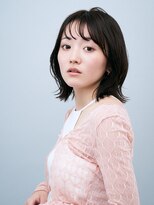 ヘアサロン ガリカ 表参道(hair salon Gallica)&nbsp;ナチュラルカール外ハネボブくびれヘア艶感メルティカラー