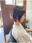 ショートボブ/透明感カラー/艶カラー/新小岩