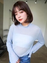 アンジェリカラボ 高田店(ANGELICA LABO) ANGELICA 大人かわいい 内巻きボブ ブラウンカラー