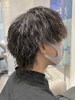 メンズ ラ ジェム(men's la gemme)&nbsp;「動き × エッジ」メンズウルフヘア×ツイストスパイラルパーマ