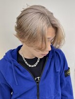 ソル バロール 表参道(SOL .valor)&nbsp;メンズブリーチメンズハイトーンミルクティーベージュブロンド◆