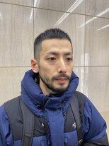 フランクスバーバーザスタンド(Frank’s barber the stand)&nbsp;サーフカール/スパイキーショート/ブルーブラック/飯田橋E