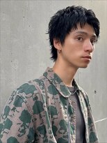 グリーンミドル(GREEN middle)&nbsp;メンズカット/メンズパーマ:スパイキー/メンズショート/癖毛風