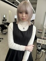 エゴル ナゴヤサカエ(ENGOL NAGOYA SAKAE)&nbsp;坂野貴哉/ホワイトベージュ/ハイトーンカラーミルクティーカラー