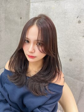 ロンドメリア 天神大名店(Lond Melia) イメチェンヘアスタイル小顔に見せるヘアココアベージュ