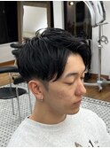 MEN'S HAIR/アップバング/刈り上げショート/大人メンズ/表参道駅