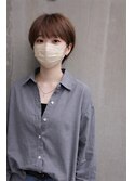 マッシュショート似合わせカット小顔ひし形