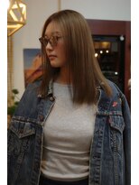 チャプター 問屋町(chapter)&nbsp;髪質改善トリートメントミルクティーベージュ透明感ケアカラー