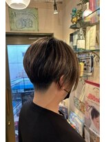 ヘアメイク フレンシア(hair make flencia)&nbsp;首元が綺麗に見えるハンサムショート【145スタイル】