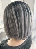 ブリーチハイライト髪質改善ダブルカラーレイヤーカット