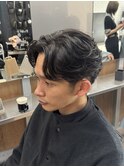フェザーショートコンマバングサーフカールツイストスパイラル