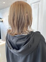 キャアリー(Caary) 福山市美容室Caaryブリーチハイトーンカラー立体感ハイライト