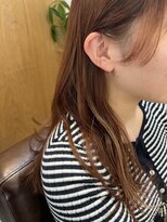 ハレヘアー ホーム(Hale hair home)&nbsp;Orange beige,innercolor white beige/long