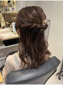 ＊ヘアセット/ハーフアップ＊