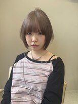 Maison cope'u 梅田 ブリーチ/ケアブリーチ/ブリーチデザイン/ブリーチカラー&nbsp;ミルクティーグレージュ