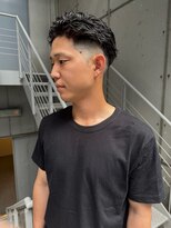 メンズサロンバムオム 名古屋栄店(MEN’S SALON BAMM HOMME) オールバック×ツイストスパイラルパーマ