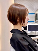 シー バイ ロンド 新宿(Sea by Lond)&nbsp;【福島】ラテベージュ耳かけくびれヘアショートボブ新宿