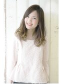 【aL-ter Rire 鎌取店】透け感ミディアム☆マットブラウン