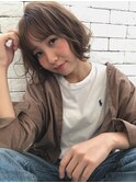 切りっぱなし透明感ベージュ