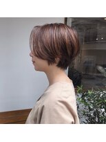レザーショートボブ