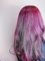 ヘアサロンM 新宿&nbsp;デザインカラー/厚めバング/ローライト/スリークボブ