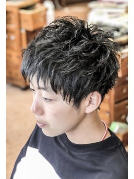 クレドガーデン 吉祥寺店(CRED GARDEN) 人気の爽やかツーブロックネビージュスリークショート＃吉祥寺