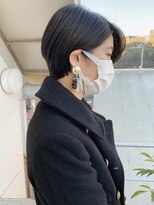 オーシャン(Ocean)&nbsp;［OCEAN Hair&Life水田成美］丸みショート/ビターショコラカラー