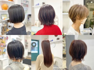 再現性にこだわったヘアスタイルはお手入れも簡単♪