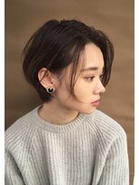 ナタン 自由が丘(NATHAN)&nbsp;ロブヘア×ニュアンスカラー×ボブショート×小顔補正立体カット