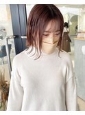 きりっぱなしボブ　ベージュ