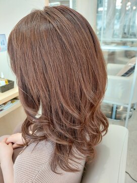 ヘアーズ 本店(HAIRZ) 《HAIRZ》藤井☆ピンクシアーベージュ