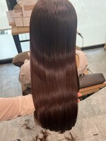 テラスヘア 新潟駅南(TERRACE hair)&nbsp;【艶髪】こっくり艶感キャラメルブラウン◇