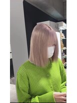 エス 天満店(esu) KR54ピンクブロンド/ピンクベージュ/ブロンドカラー/wカラー