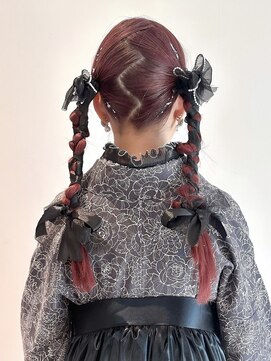 綾橘 卒業式　ヘアセット＆袴着付　［所沢］