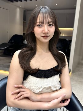 ロンド ロワール 門前仲町(Lond Loire) 韓国レイヤーカット/くびれ巻き/前髪顔周り/セミディ[門前仲町]