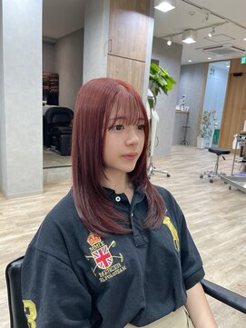 ノアル(NOAHL) G チェリーレッド/レイヤーカット