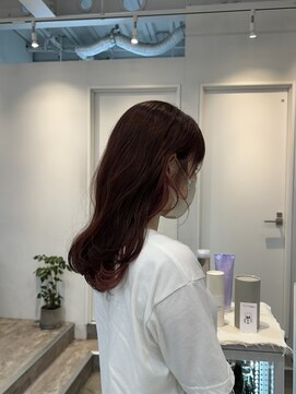 ロカ 表参道(loka) レッドブラウン ［表参道/髪質改善/ハイライト/インナーカラー］